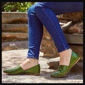 miz mooz milly slip on flats teal - 42